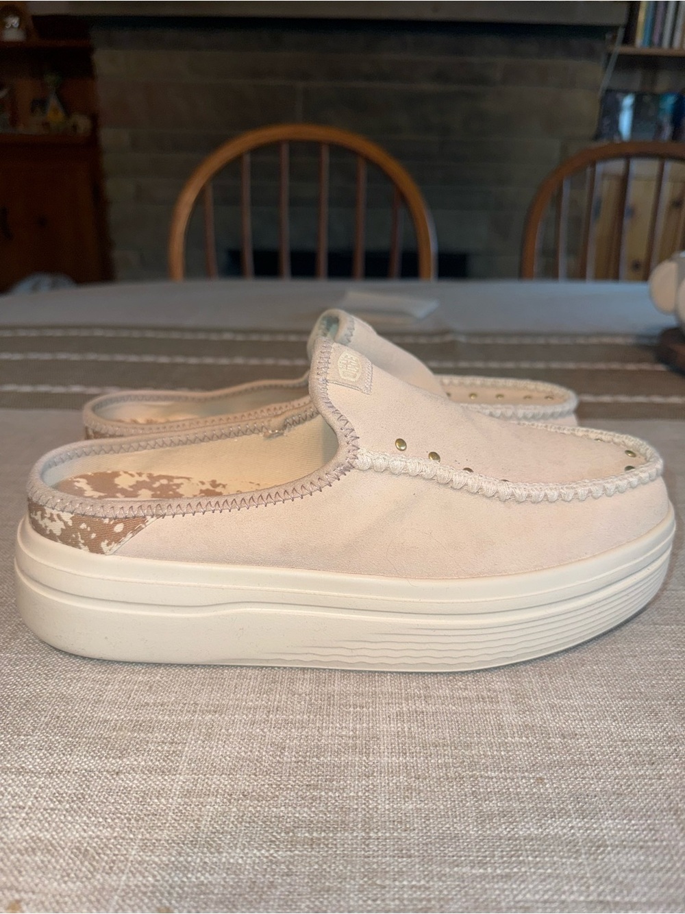 Hey Dude Women's Slip-On Mule in Blush